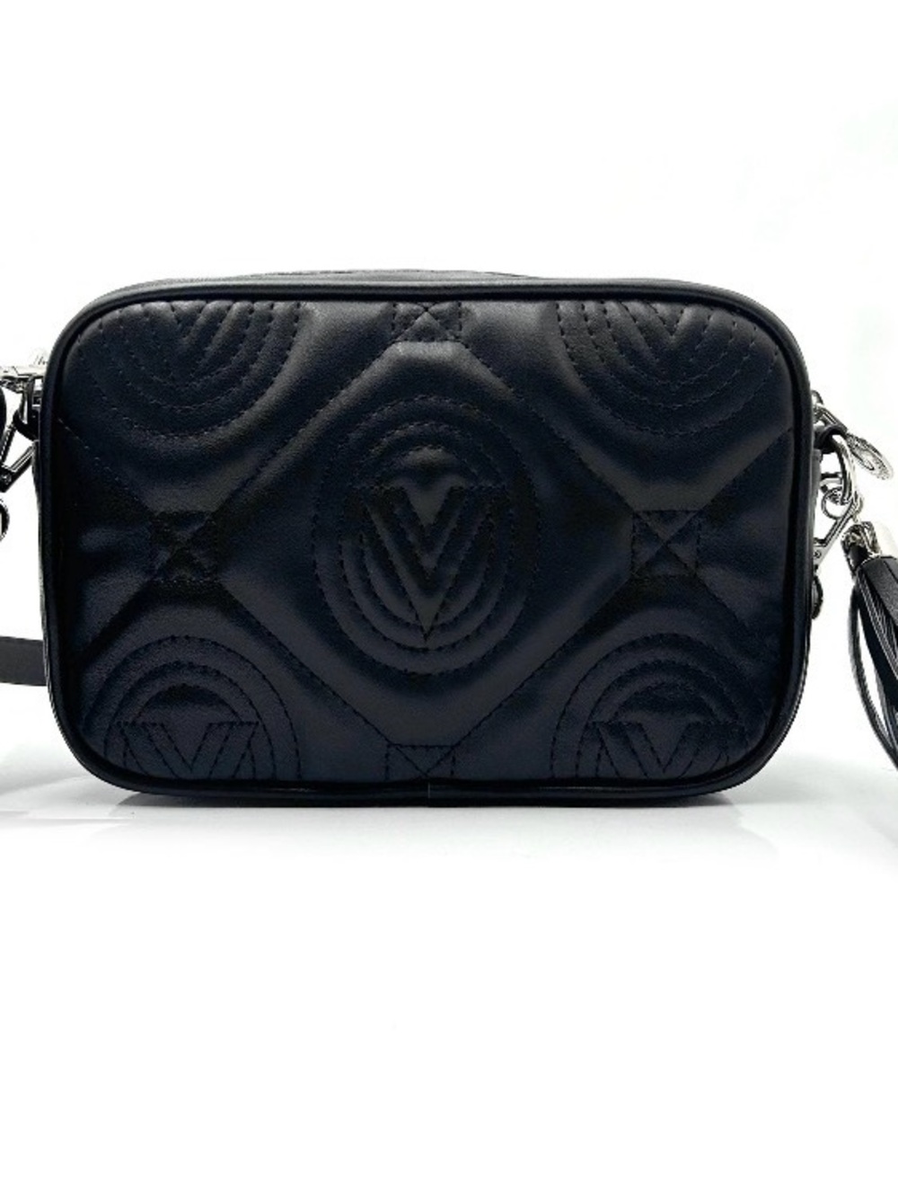 NWT Valentino Orlandi Black Shoulder Bag w/ Wristlet